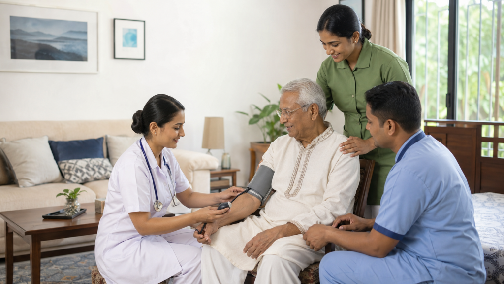 Nurse vs caregiver vs patient attendant for home care in Bangladesh