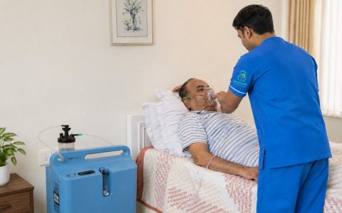 Oxygen Support Service at Home