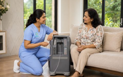 Oxygen Support Service at Home