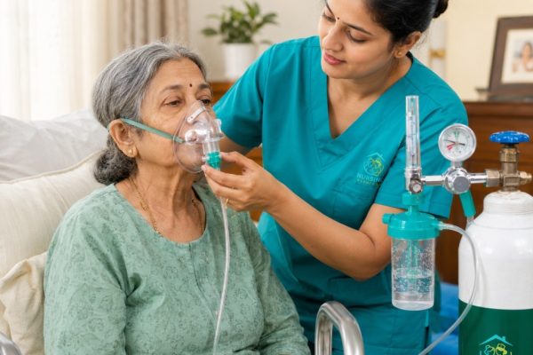 Oxygen Support at Home in Airport, Dhaka
